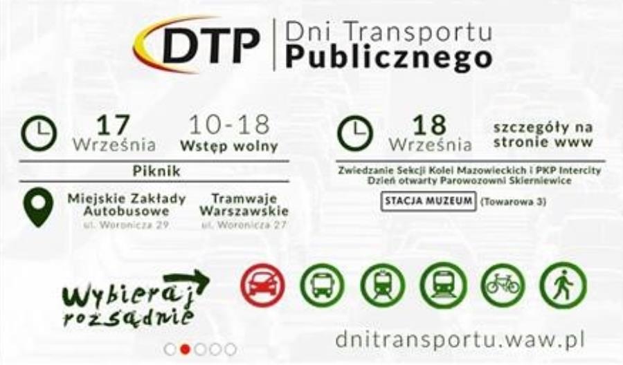 Koleje Mazowieckie współorganizatorem Dni Transportu Publicznego Koleje Mazowieckie współorganizatorem Dni Transportu Publicznego