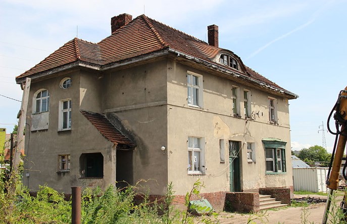 Szczecin. Willa kontra tramwaj