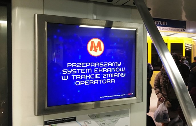 Pociągi metra na razie bez reklam. Nowe treści w ciągu 60 dni