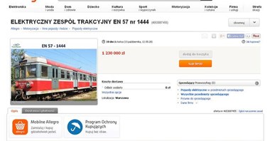EN57 Przewozów Regionalnych już na Allegro. Można kupować