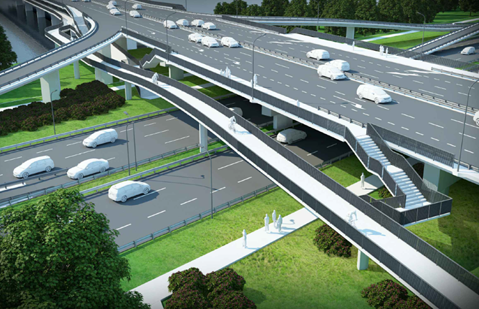 Most Łazienkowski z kładkami dla rowerów i pieszych. Rusza przetarg