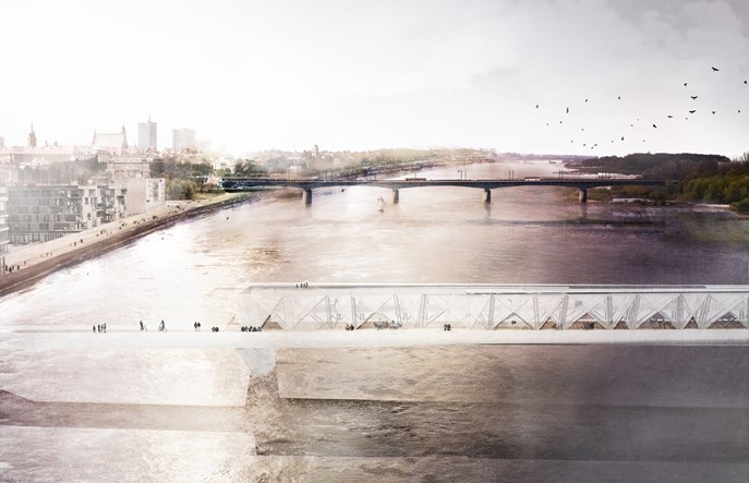 Warszawa: Będzie kładka z Powiśla na Pragę. W tym roku konkurs