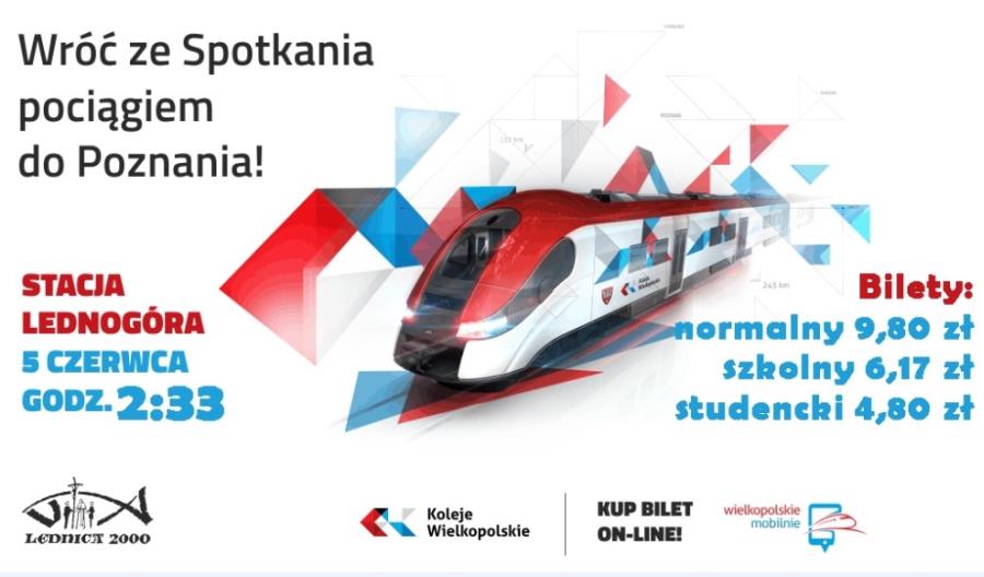 Z Lednogóry do Poznania pociągiem specjalnym Z Lednogóry do Poznania pociągiem specjalnym