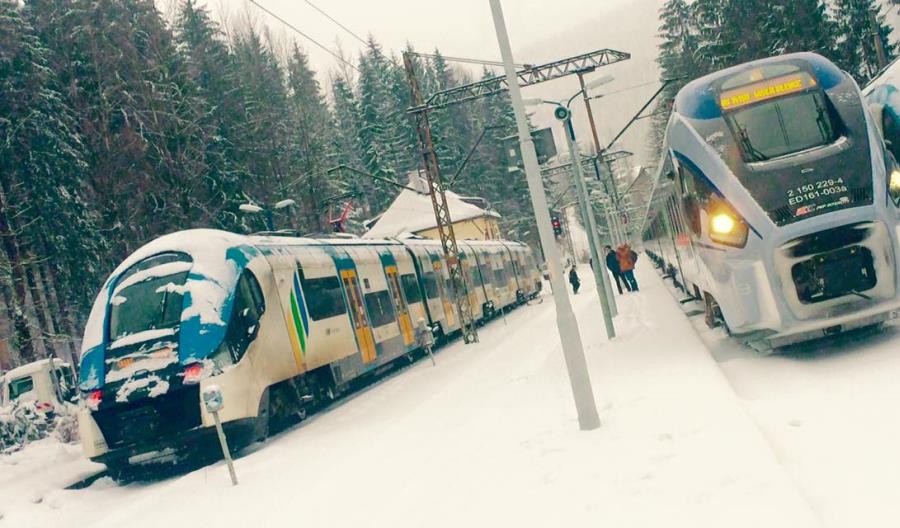 Dart nie dojechał do Wisły. Problemy również z Flirtami