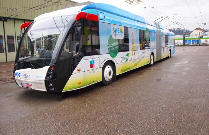 Innowacyjne trolejbusy Solarisa już kursują w niemieckim Esslingen