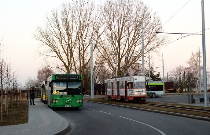 Lipawa. Tramwaj dotarł na osiedle