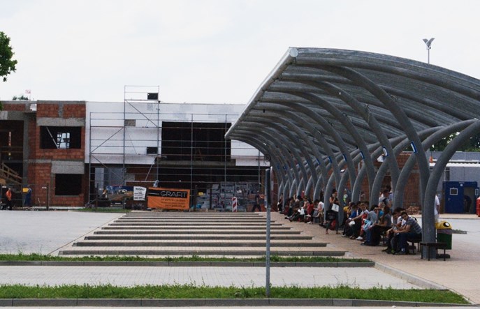 Wieluń z nowym dworcem