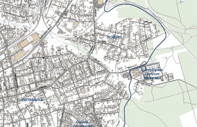 SWECO zaprojektuje tramwaj na południe Katowic. Zabudowę ominie bokiem