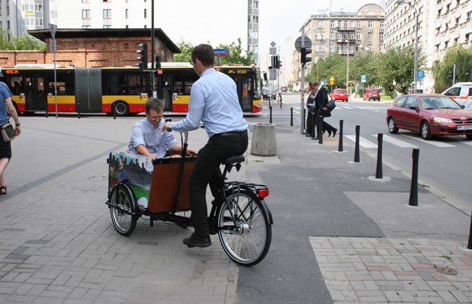 Warszawa wypożycza rowery towarowe