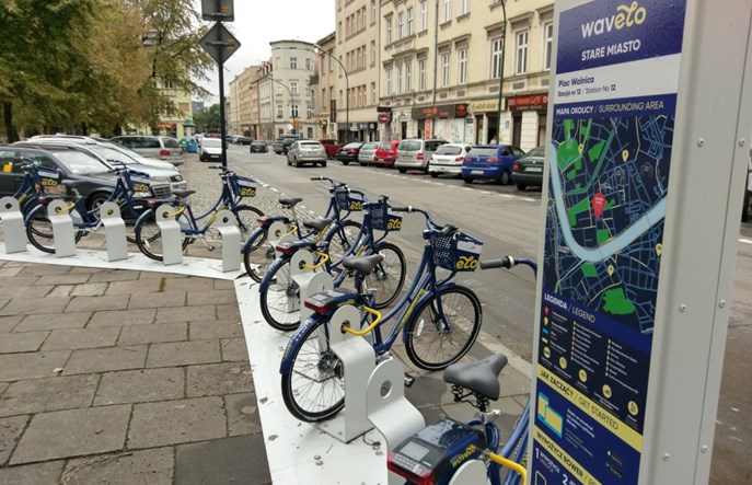 Kraków. Wavelo za pół ceny z Krakowską Kartą Rodzinną