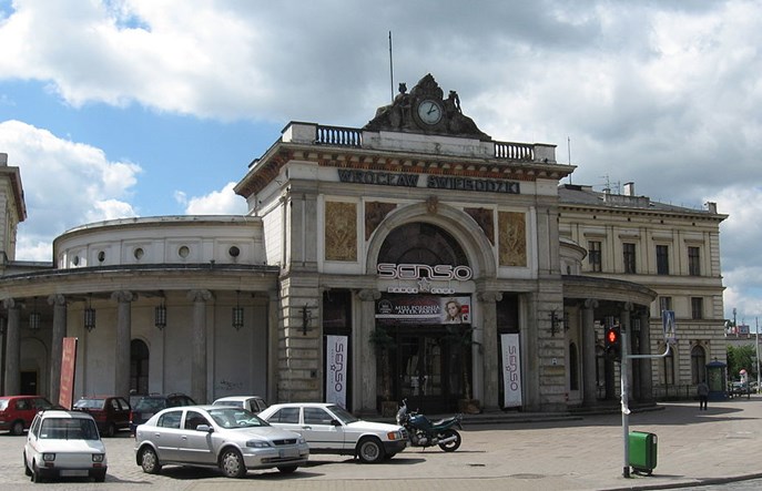 Plan transportowy Dolnego Śląska bez Dworca Świebodzkiego