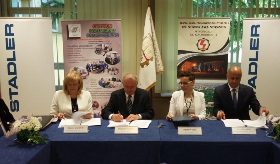 Stadler pomoże zdobyć zawód elektryka i mechatronika Stadler pomoże zdobyć zawód elektryka i mechatronika