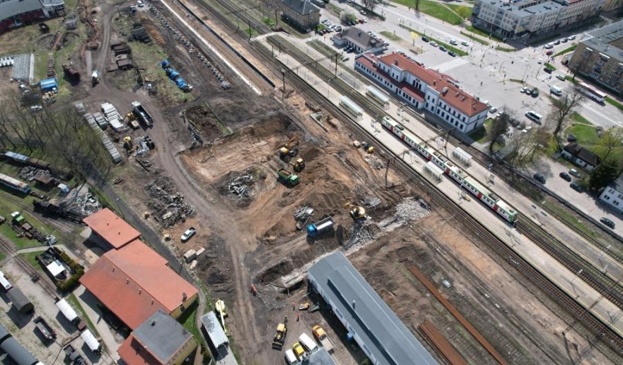 Trwa przebudowa stacji Ełk [zdjęcia]