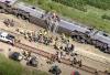 Ciężarówka wjechała pod pociąg w USA, są zabici i ranni [film]