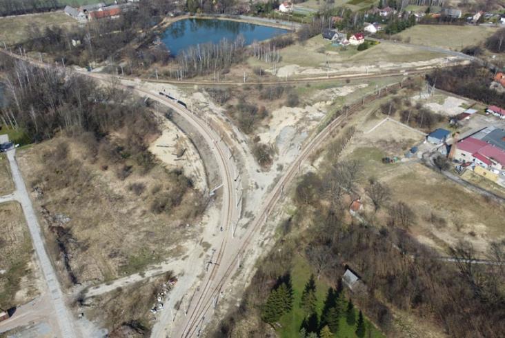 Łącznica w Kalwarii Zebrzydowskiej prawie gotowa [zdjęcia] [dron]