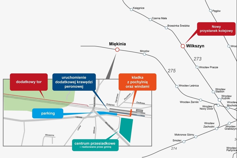PKP PLK: Będzie nowy przystanek na Nadodrzance pod Wrocławiem