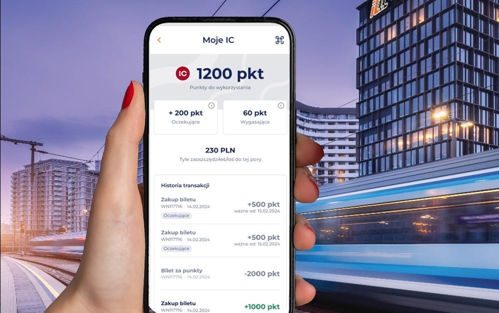 PKP Intercity: Już 400 tys. użytkowników programu lojalnościowego
