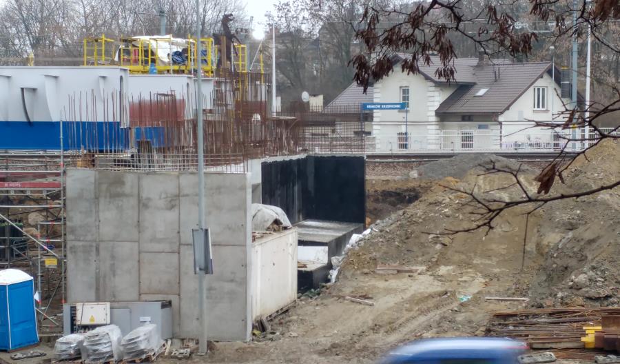 Postępują prace przy krakowskiej łącznicy [zdjęcia]
