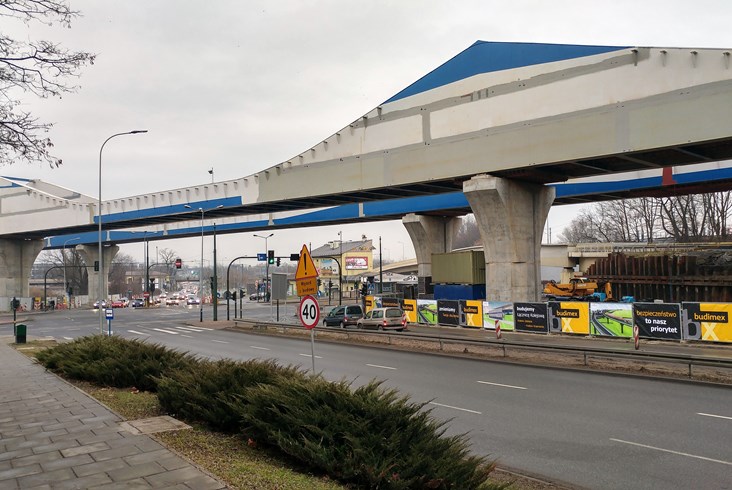 Postępują prace przy krakowskiej łącznicy [zdjęcia]