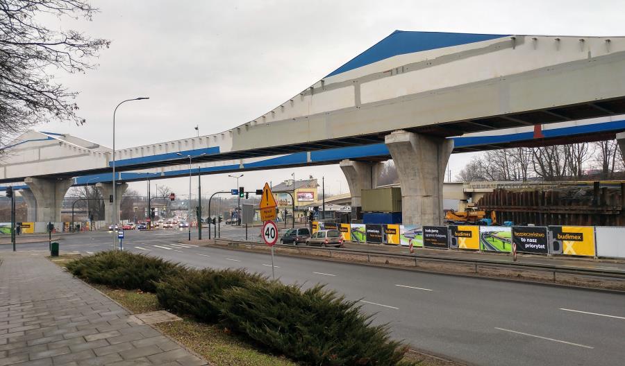 Postępują prace przy krakowskiej łącznicy [zdjęcia]