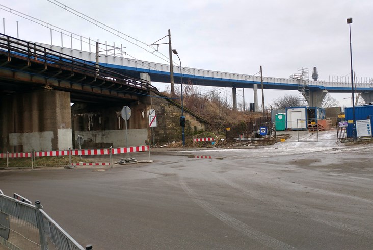 Postępują prace przy krakowskiej łącznicy [zdjęcia]