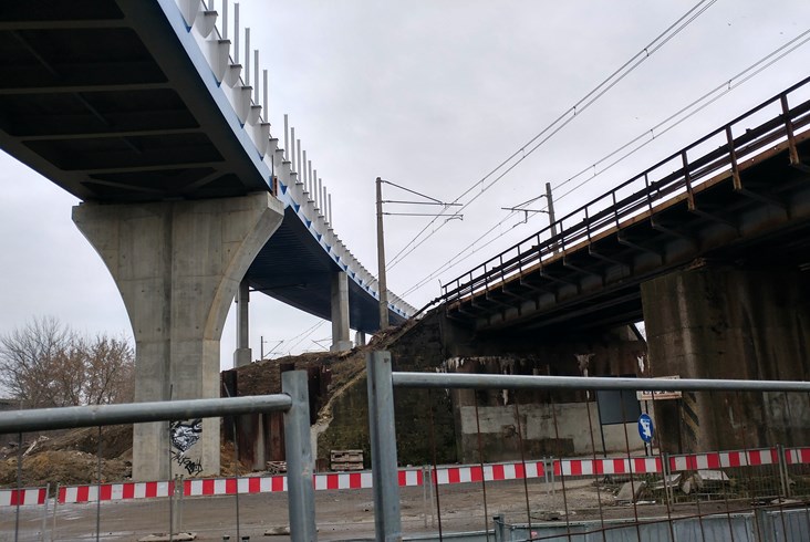 Postępują prace przy krakowskiej łącznicy [zdjęcia]
