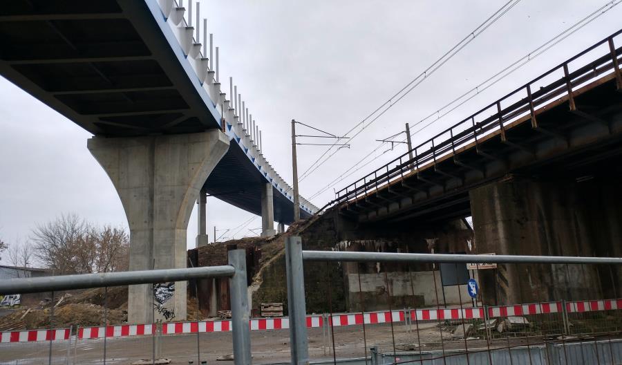 Postępują prace przy krakowskiej łącznicy [zdjęcia]