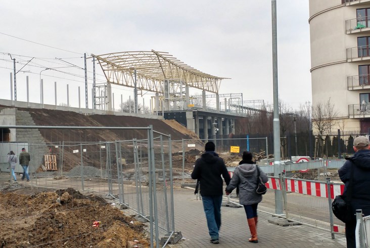 Postępują prace przy krakowskiej łącznicy [zdjęcia]