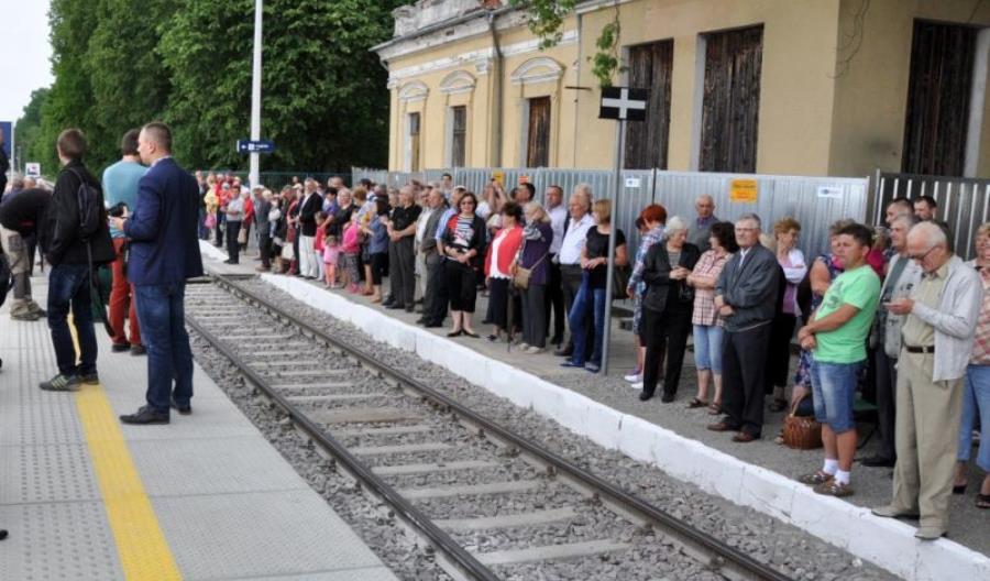 Tak Radzyń Podlaski cieszył się z powrotu pociągów [zdjęcia]