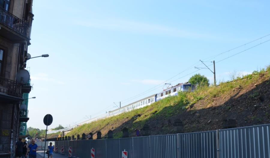 Kraków: Przygotowania do przebudowy wiaduktów na Grzegórzeckiej [zdjęcia]