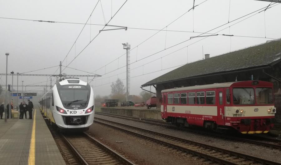 Impuls Kolei Dolnośląskich wjechał do Czech [zdjęcia]