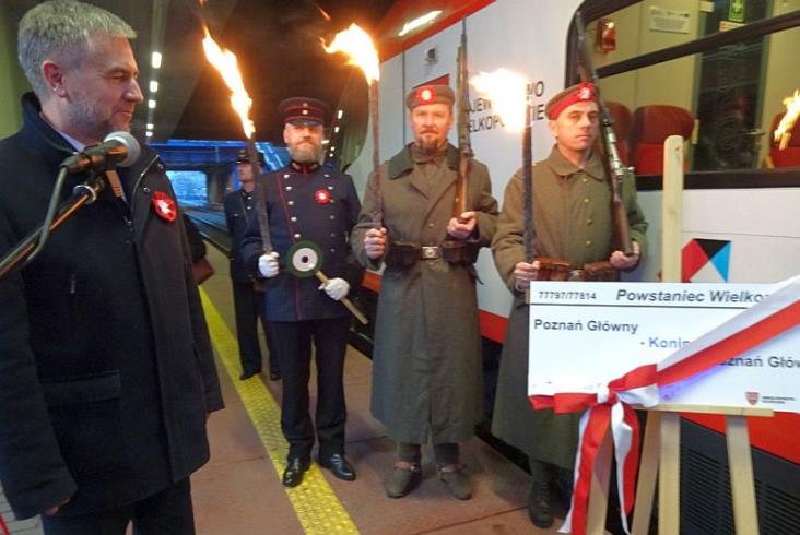 Koleje Wielkopolskie odprawiły Powstańca Koleje Wielkopolskie odprawiły Powstańca