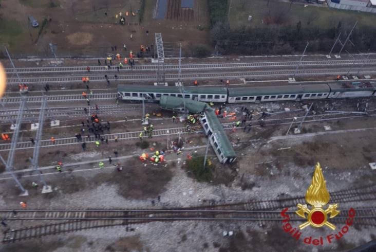 Katastrofa kolejowa pod Mediolanem. Są ofiary śmiertelne Katastrofa kolejowa pod Mediolanem. Są ofiary śmiertelne
