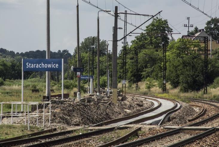 Trwają prace na odcinku ze Skarżyska-Kamiennej do Starachowic Trwają prace na odcinku ze Skarżyska-Kamiennej do Starachowic