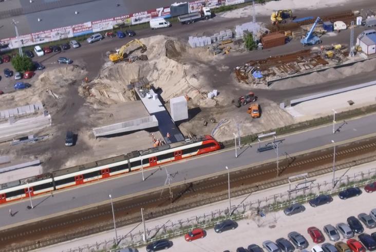 Postępują prace na stacji Otwock. Nowe perony i wiadukty Postępują prace na stacji Otwock. Nowe perony i wiadukty