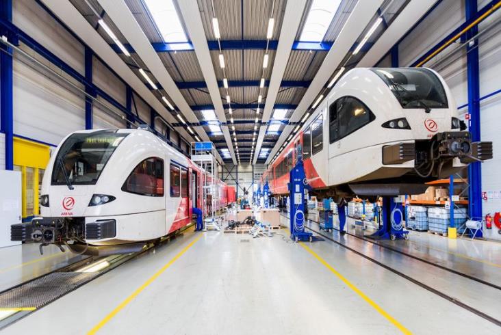Stadler z długoterminowym kontraktem na serwis i utrzymanie 69 pociągów holenderskiej Arrivy Stadler z długoterminowym kontraktem na serwis i utrzymanie 69 pociągów holenderskiej Arrivy
