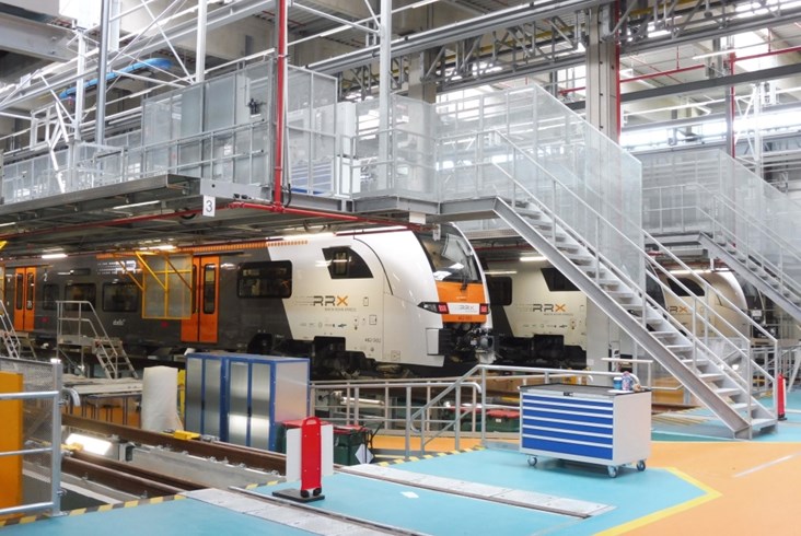 Siemens otwiera bazę dla pociagów RRX. Papierowej dokumentacji nie będzie