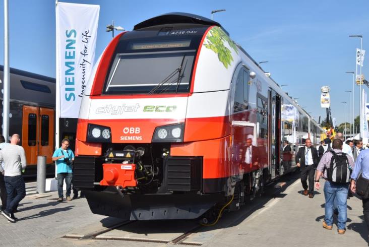 ÖBB and Siemens prezentują na Innotrasie pociąg na baterie elektryczne ÖBB and Siemens prezentują na Innotrasie pociąg na baterie elektryczne