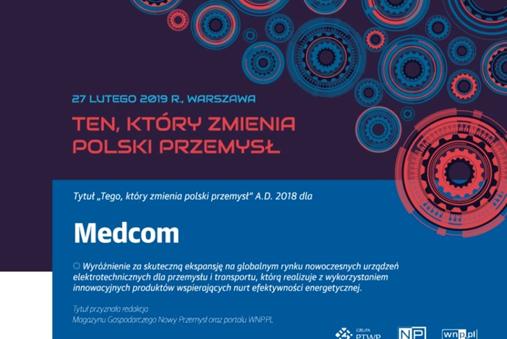 Medcom laureatem tytułu „Tego, który zmienia polski przemysł”