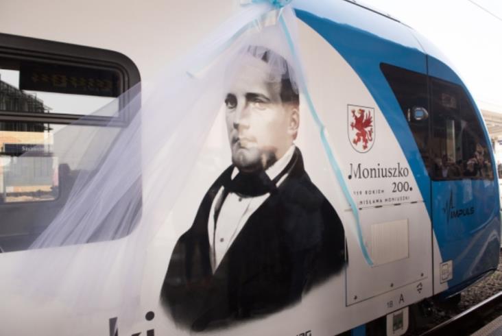 Pociąg poświęcony Moniuszce na Pomorzu Zachodnim Pociąg poświęcony Moniuszce na Pomorzu Zachodnim