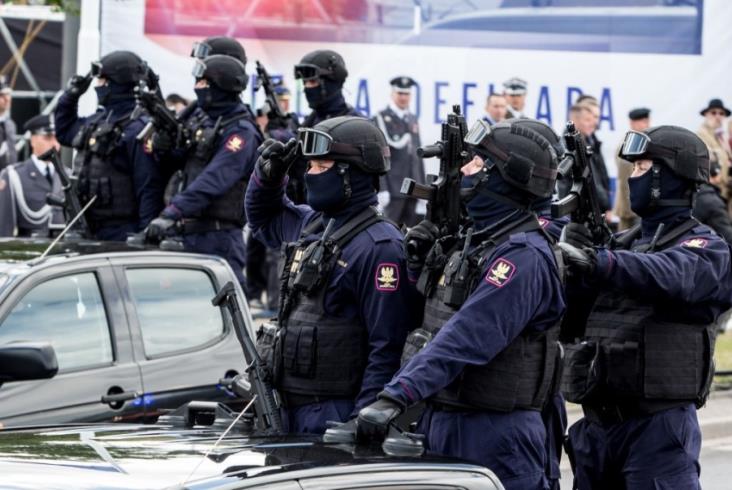 Straż Ochrony Kolei defilowała 3 maja [zdjęcia]