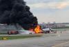 Moskwa: Awaryjne lądowanie Suchoja. Samolot w płomieniach (AKTUALIZACJA)