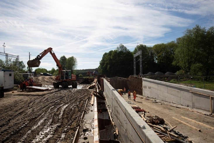 Trwa modernizacja linii kolejowej z Lubina do Rudnej Gwizdanów