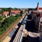 Lokomotywa sprawdziła nowe estakady w Krakowie Lokomotywa sprawdziła nowe estakady w Krakowie