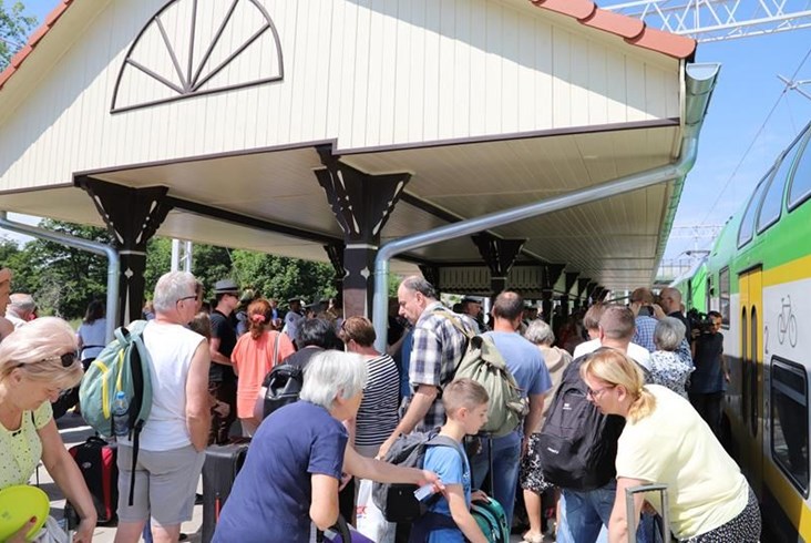 Pociągi wróciły do Ustki [aktualizacja]