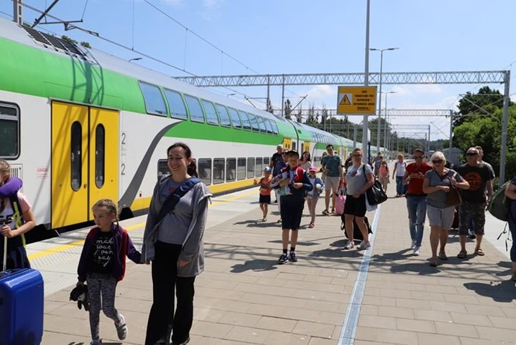 Pociągi wróciły do Ustki [aktualizacja]