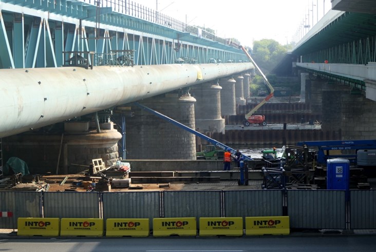 PLK: Kończą się prace przy Moście Gdańskim w Warszawie