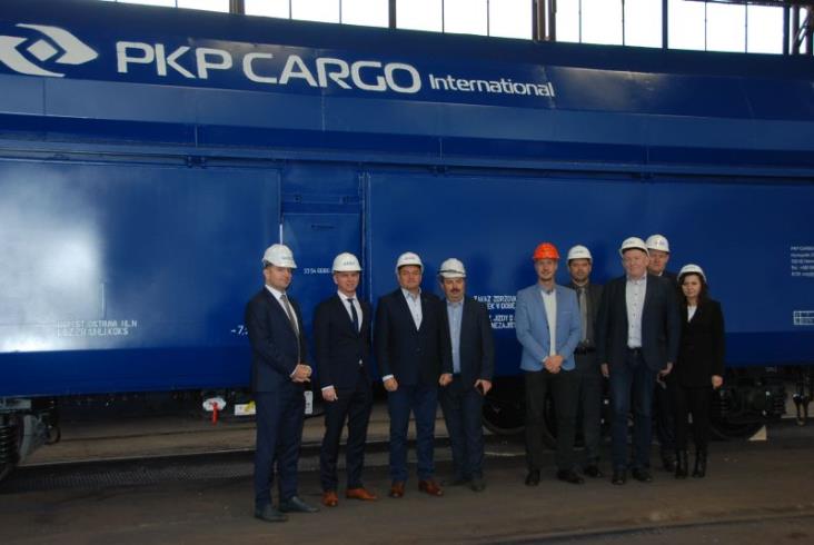 Pierwsze wagony w nowym brandingu PKP Cargo International Pierwsze wagony w nowym brandingu PKP Cargo International