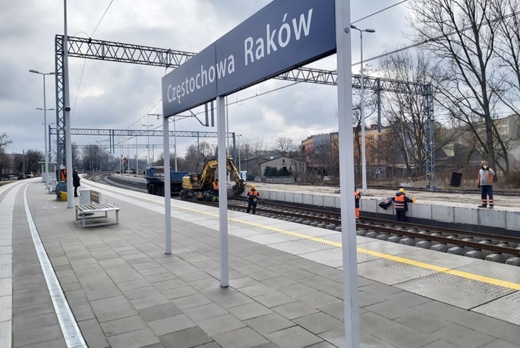 Trwa przebudowa linii z Częstochowy do Zawiercia