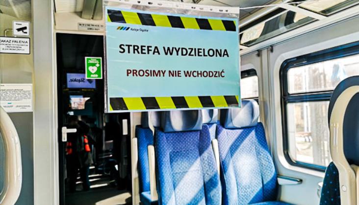 Koleje Śląskie, Dolnośląskie i Mazowieckie wydzieliły strefy bezpieczeństwa w pociągach [aktualizacja]